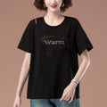 Loose round neck top