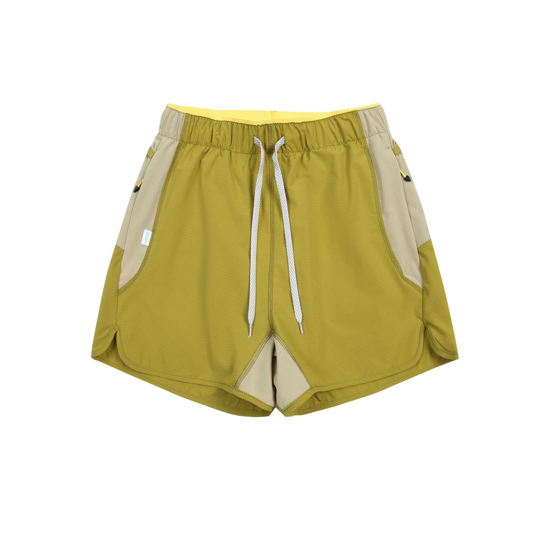 Outdoor Lightweight Quick-Dry Breathable Sports Thin Shorts Color-Blocked Five-Panel Shorts Men