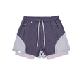 Outdoor Quick-Dry Running Shorts Color-Blocked Design with Anti-See-Through Feature