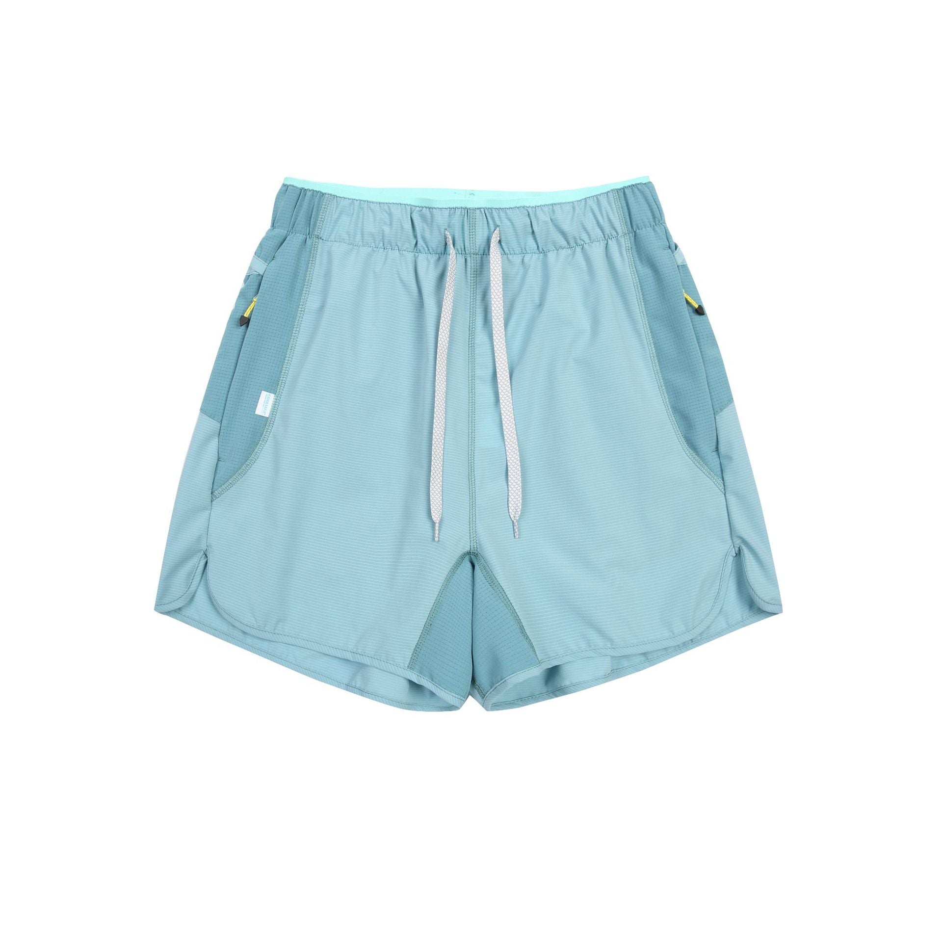 Outdoor Lightweight Quick-Dry Breathable Sports Thin Shorts Color-Blocked Five-Panel Shorts Men