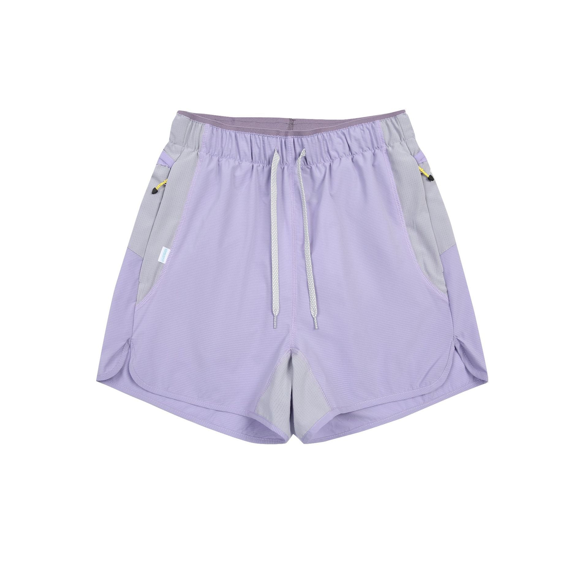 Outdoor Lightweight Quick-Dry Breathable Sports Thin Shorts Color-Blocked Five-Panel Shorts Men