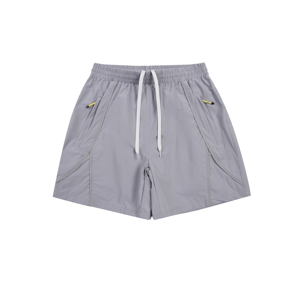 Outdoor Quick-Dry Sports Shorts  Solid Color Loose Moisture-Wicking Casual Pants